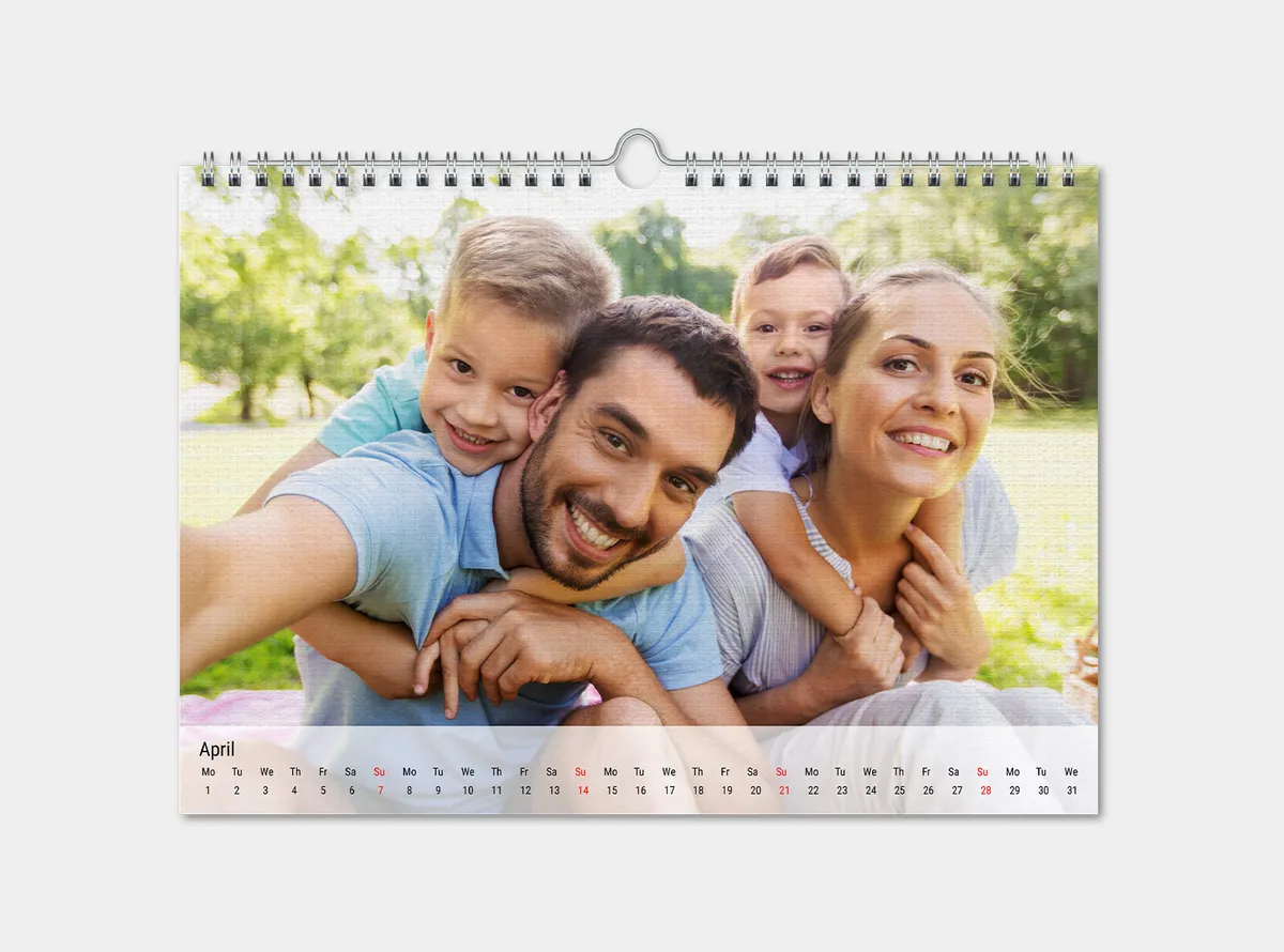 A4 quer Foto Wandkalender Premium mit einem Tempelmotiv